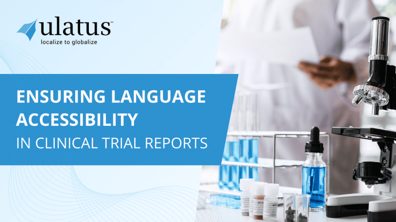 language accessibility in clinical trial reports